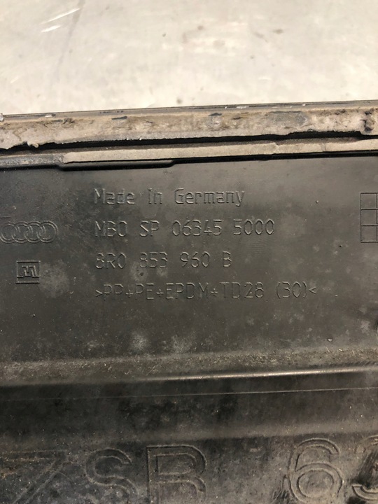 фото №7, Планка накладка дверь правая передняя audi q5 8r ly9b s line 8r0853960b