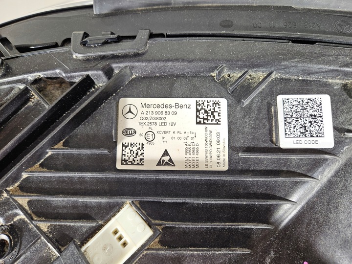 фото №15, Mercedes w213 рестайлінг multibeam повний led лампи перед