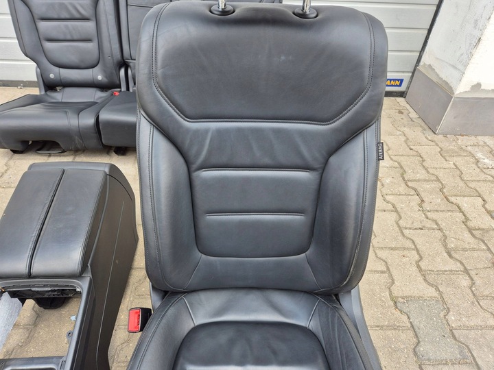 фото №8, Vw touareg ii 7p 10-18 сидіння сидіння чорна шкіра електрика kpl європа bdb