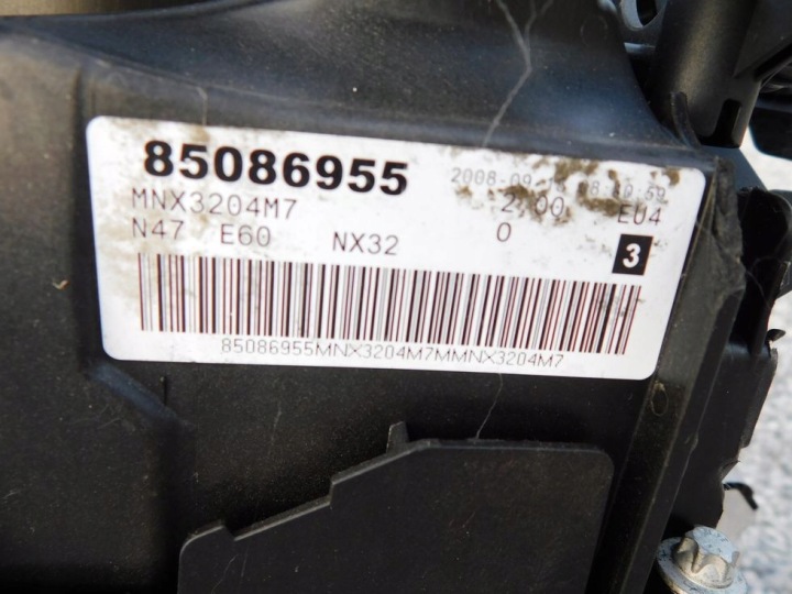 фото №10, Двигатель стойка n47 d20 евро 4 bmw 520d e60 e61 2.0 d 177km