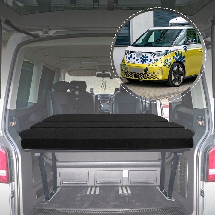 фото №6, Materac складний ліжко turystyczne na кемпінг do volkswagen id. buzz 2022-
