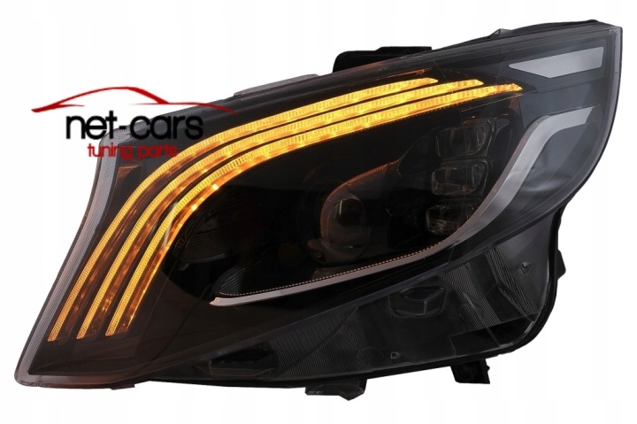 фото №12, Лампы фара mercedes v w477 16- полный led ксенон