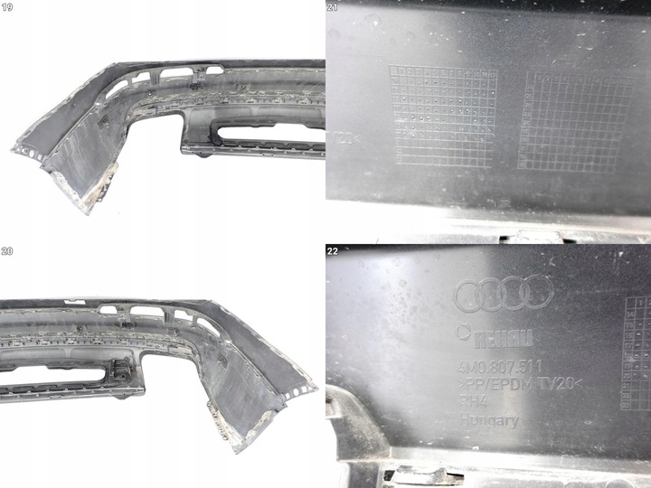 фото №11, Audi sq7 ii 4m0 15-19 бампер спойлер планка зад 6xpdc