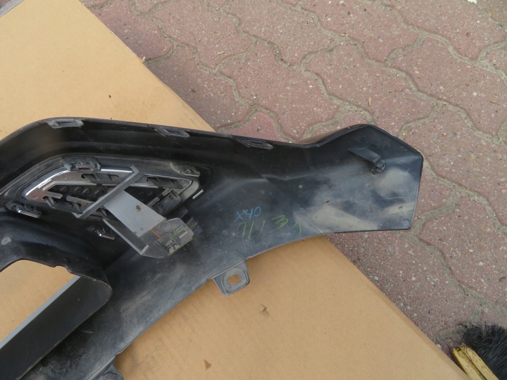 фото №15, Outlander рестайлинг 18- спойлер накладка бампер перед