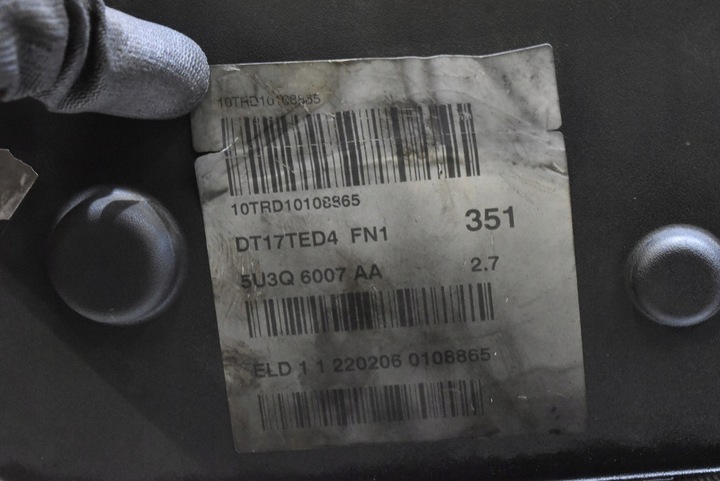 фото №6, Двигатель стойка дизель насос uhz 10trd1 4s7q-9b395-aj citroen c6 1 i 2.7 hdi