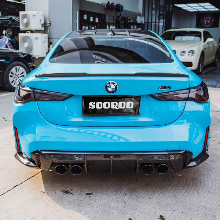 фото №9, Карбоновый диффузор спойлер зад bmw g80 g81 g82 g83 компетиция стиль