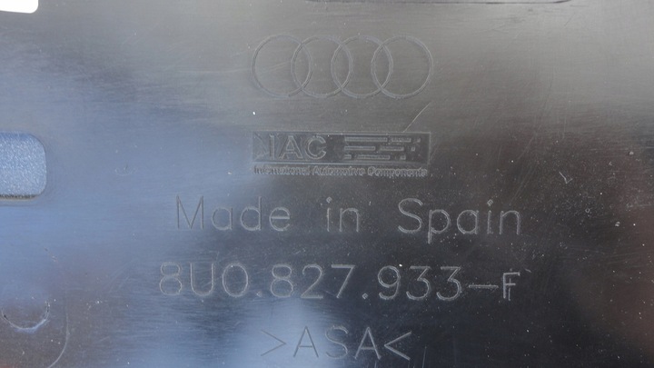фото №8, Audi q3 8u0 спойлер крышки зад спойлер козырёк