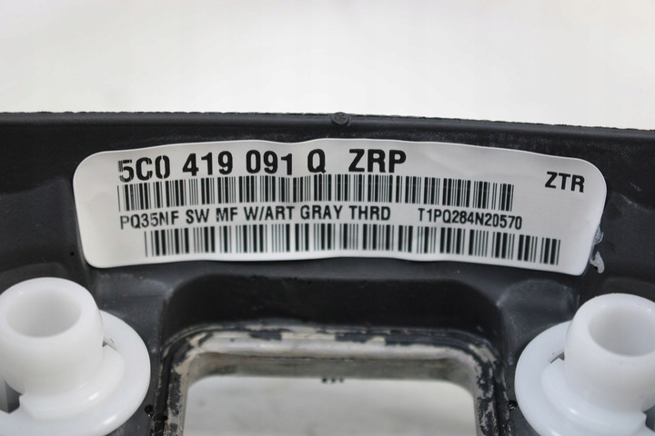 фото №9, Vw jetta golf 6 руль вибрации 5c0419091q 5c0419091ak zrp чёрный серый