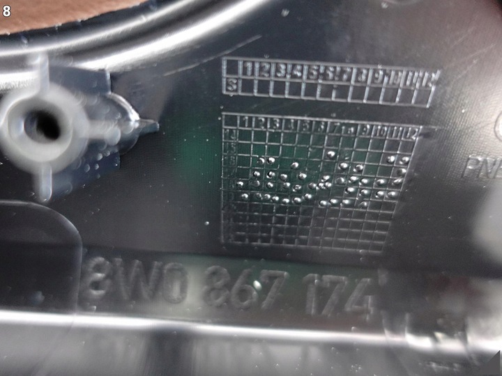 фото №9, Audi a5 8w6 a4 8w0 підлокітник тримач двері правих перед перемикачі uk