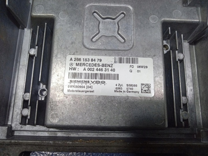 фото №5, Mercedes a клас w169 1.5 8v 95km блок керування двигуном (ecu) a2661538479 266.920