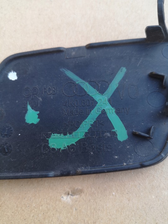 фото №6, Заглушка крышка омывателя фаркоп audi a6 c8 перед 4k0807241 4k0807788b