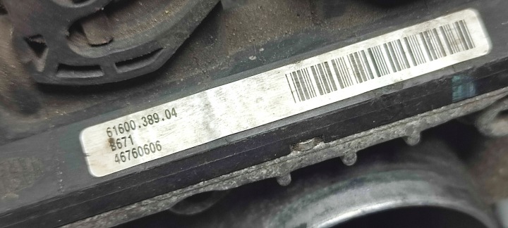 фото №7, Fiat punto ii 1,2b блок керування двигуном (ecu) дросельна заслінка 46760606 99-03r