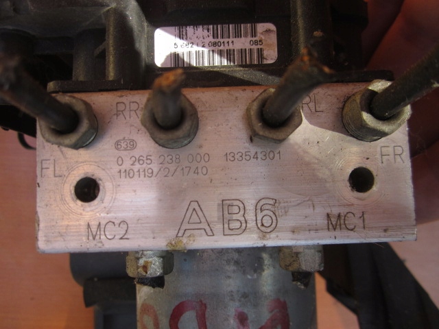 фото №8, Opel meriva b блок керування abs 0265950820 0265238000 13354301 ab6