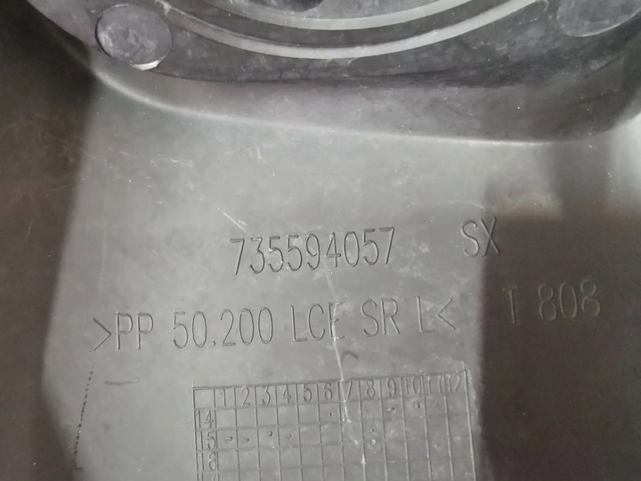 фото №16, Решітка бампера передньої fiat doblo ліва 37.