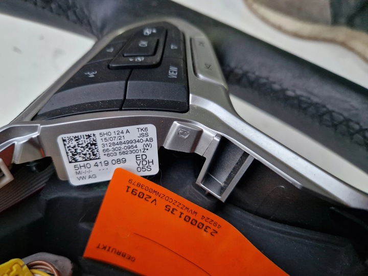 фото №7, Руль кожа мультифункция vw golf 8 viii arteon t-roc