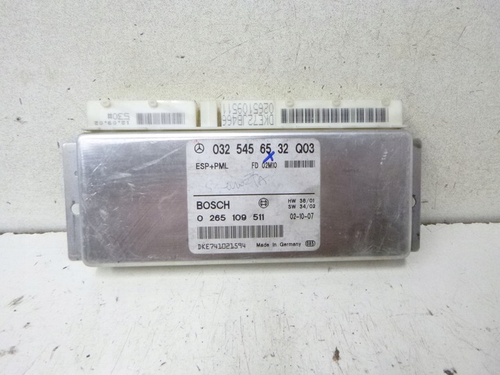 фото №1, Модуль блок керування esp bas mercedes w211 2005r. 0265109511