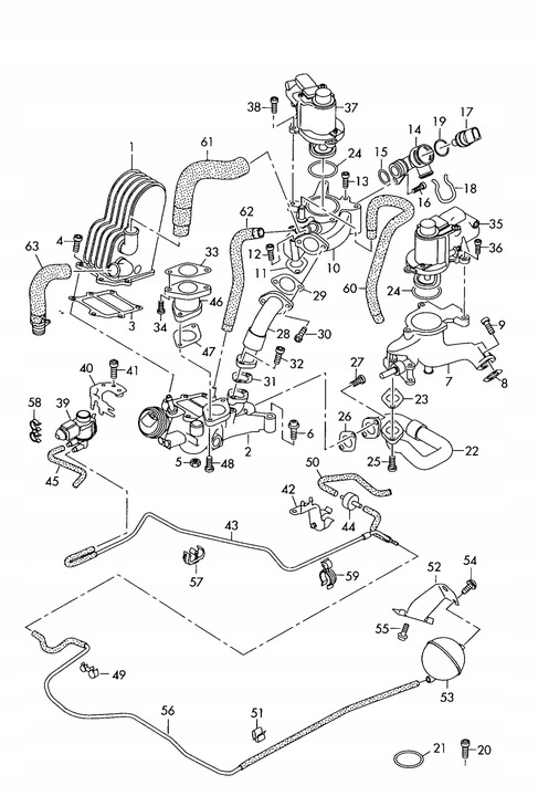 фото №9, Клапан egr выхлопных газов 057131501c audi a8 d3 4.2 tdi
