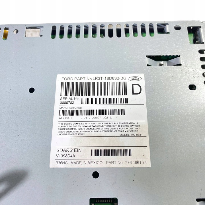 фото №7, Ford mustang vi 2020 панель / радиопроигрыватель cd/dvd/gps