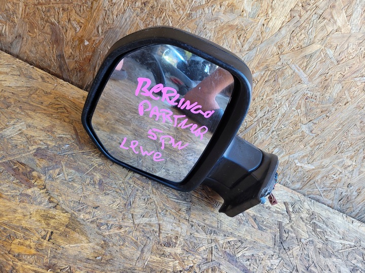 фото №2, Дзеркало зовнішні ліві citroen berlingo partner iii 5pin