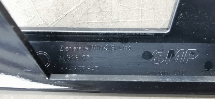 фото №8, Audi q3 83a s-line планка декоративная спойлера бампера перед