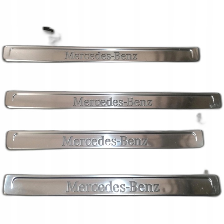 фото №1, Mercedes w223 планки накладки порогові led