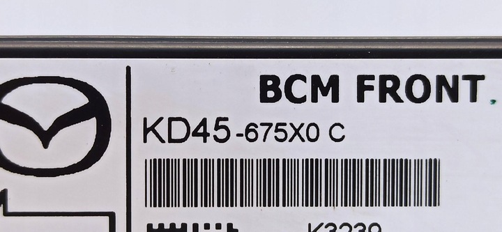 фото №5, Mazda 3 модуль комфорту kd45-675x0