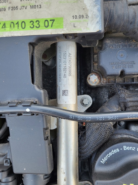 фото №11, Двигатель комплектный mercedes c w205 2.0 бензин cgi 274920 оригинальный номер