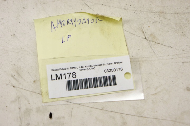 фото №6, Lm178 skoda fabia iii 1.4d амортизатор лівий перед