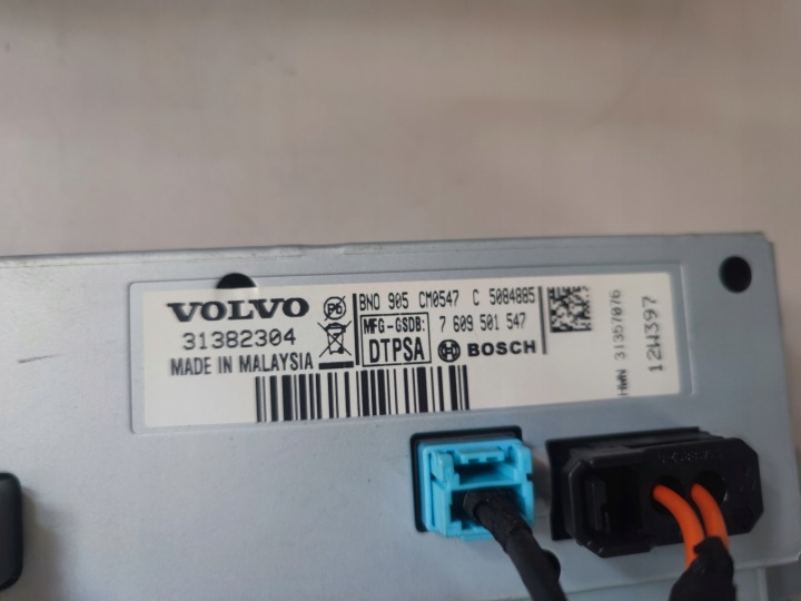 фото №11, Магнітола магнітола панель середній дисплей volvo v40 2 ii 31357216aa