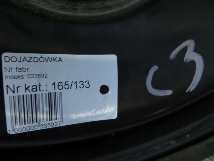 фото №10, Citroen c3 iii докатне колесо (докатка) t185/65r15 4x108 16-19