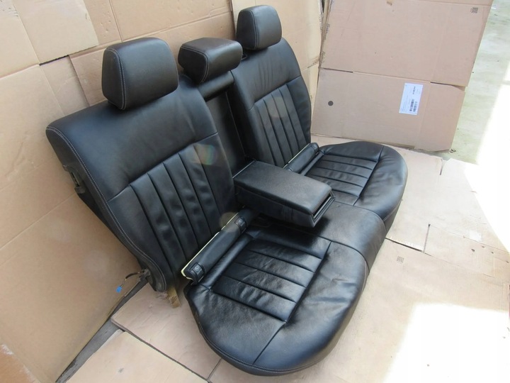 фото №8, Mercedes e w212 212 обивка сиденье сиденья диван кожа белая nić