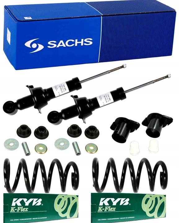 фото №1, Амортизаторы подушки отбойники пружины зад honda cr-v iii 3 sachs + kayaba