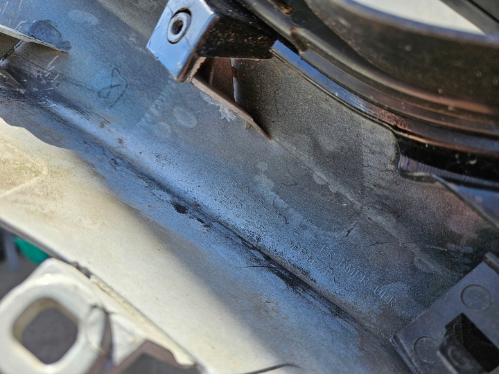 фото №10, Mitsubishi outlander iii 3 рестайлінг накладка планка бампера перед