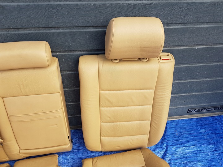 фото №11, Vw volkswagen touareg 7l сидіння диван комплект шкіра