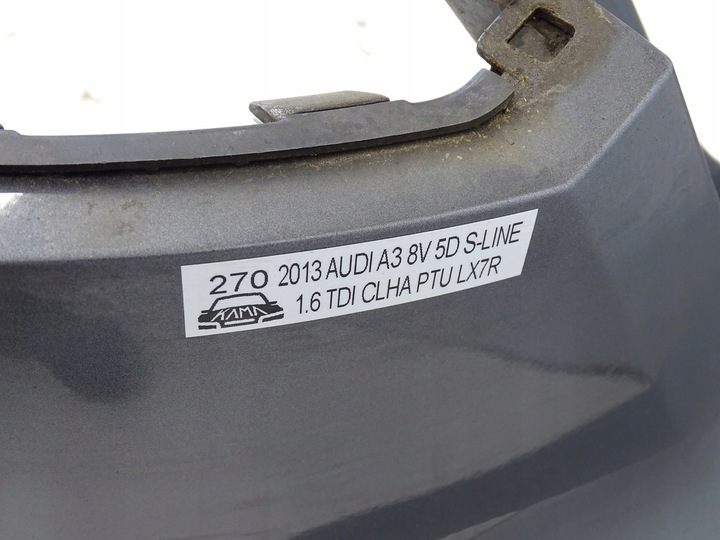 фото №16, Бампер зад задній audi a3 8v 5d sb s-line lx7r