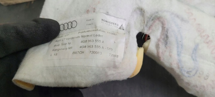 фото №10, A6 c7 4g коврик с подогревом сиденья перед маты передние a7 4g a4 b8 a5