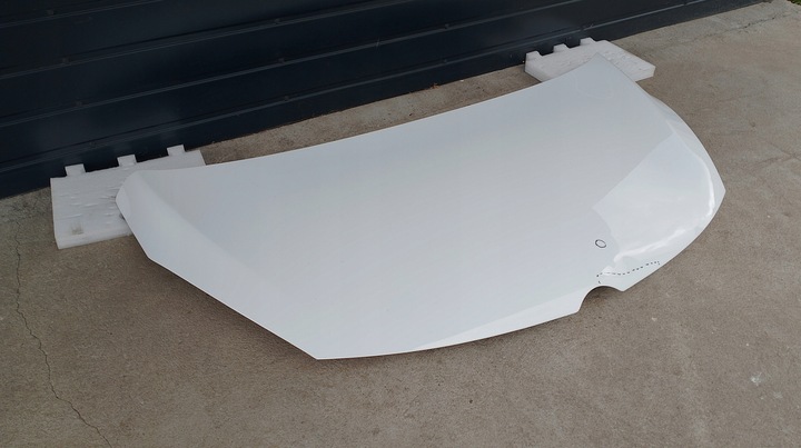 фото №10, Opel zafira c капот крышка двигателя белая красивая