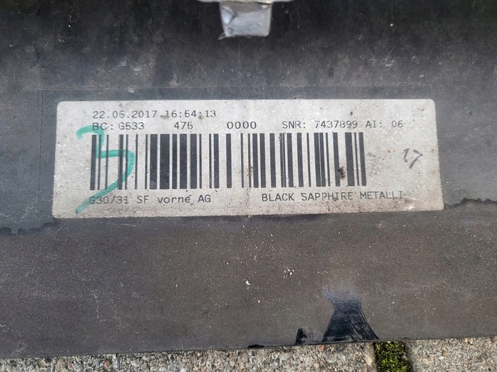 фото №8, Bmw 5 g30 g31 бампер переднее оригинальный