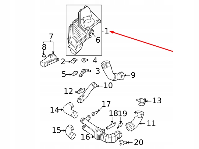 фото №10, Bmw m4 g22 m4 air фильтр box 13718097028 8097028
