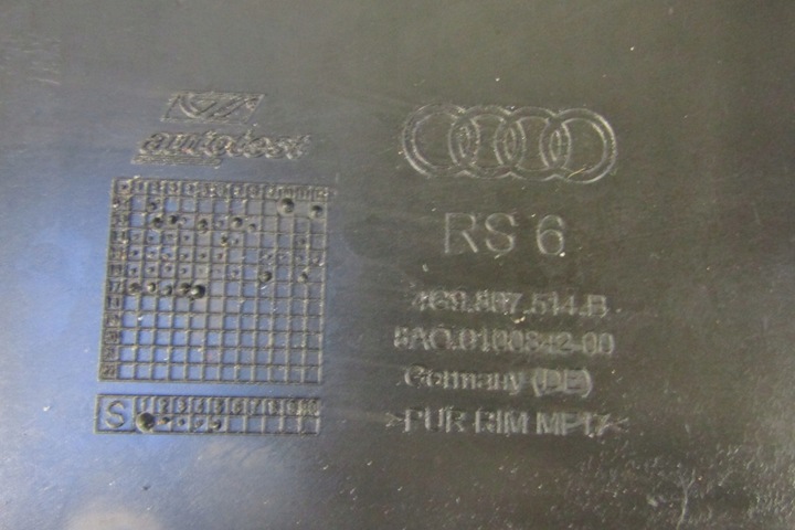 фото №9, Спойлер накладка дифузор бампер зад audi rs6 c7 4g0