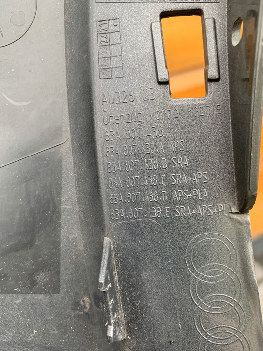 фото №7, Audi q3 ii 83a бампер уголок переднее правые перед 83a807438 pdc ксенон