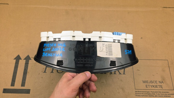 фото №13, Ford fiesta mk6 v fl 2006 - 2008 r fusion 06-12 рестайлінг спідометр  2007 r бензин