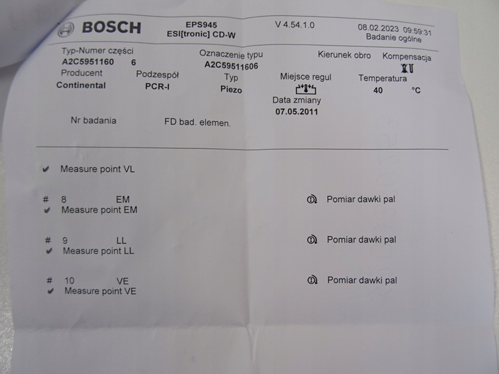 фото №13, Інжектор nissan renault 1.5 dci 8200380253 h8200294738 друк тест