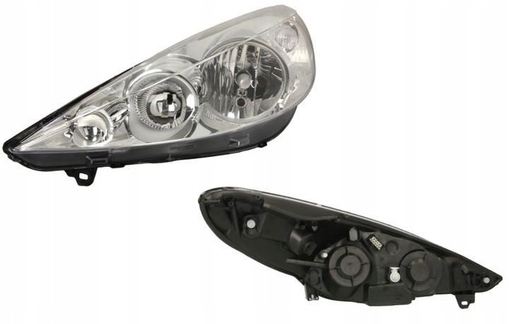 фото №1, Фара лампа лівий peugeot 206+ 09- tyc