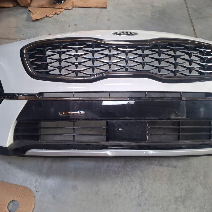 фото №7, Kia sportage iv 4 рестайлинг gt line 2018- бампер комплектный pdc hw белый