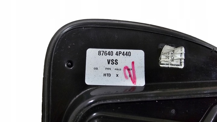 фото №9, Дзеркало праве 6 pin hyundai i20 рестайлінг 87640-4p440