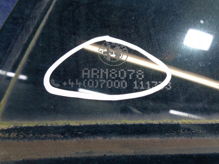 фото №3, Стекло боковая дверь alfa romeo giulietta 13r. левая задняя as3