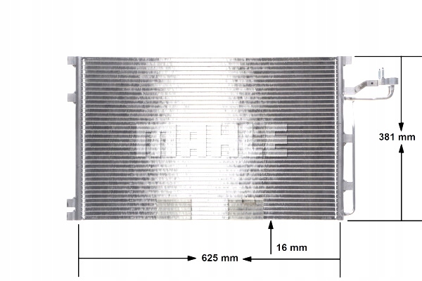 фото №9, Конденсатор кондиционера volvo c30 c70 ii s40 ii v50 2.0d-2.5
