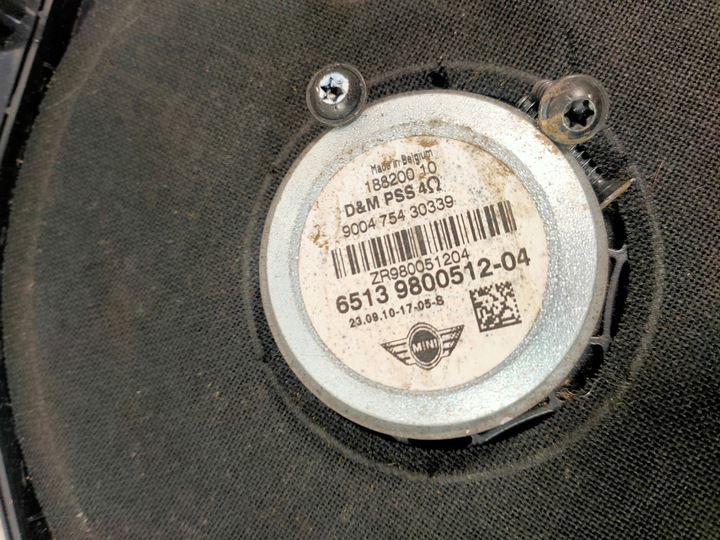 фото №3, Динамік двері 9800512-04 mini cooper r60