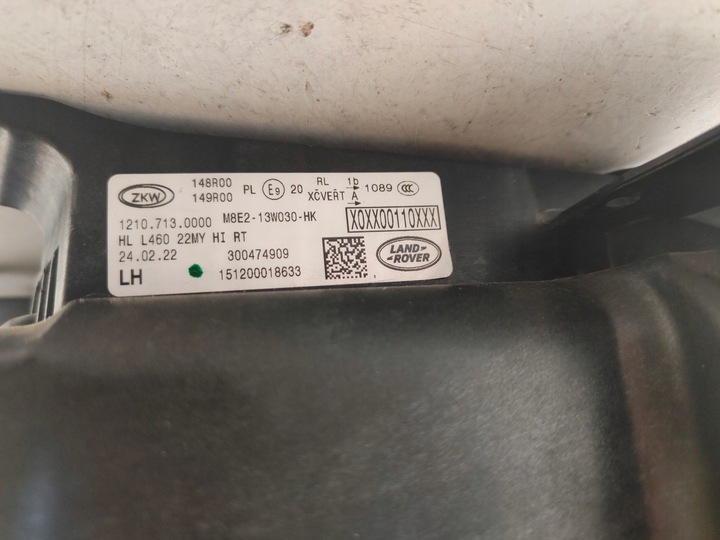 фото №7, Range rover se sv hse лампа повний led перед ліва fv